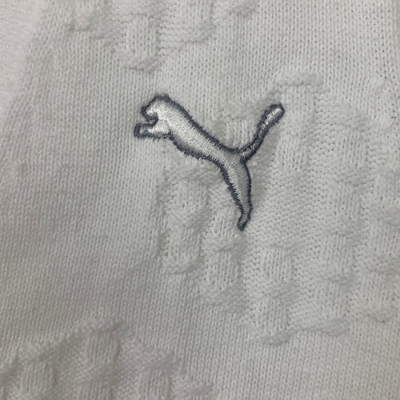 Puma White Knit Sweater Vest - Picture 5 of 11